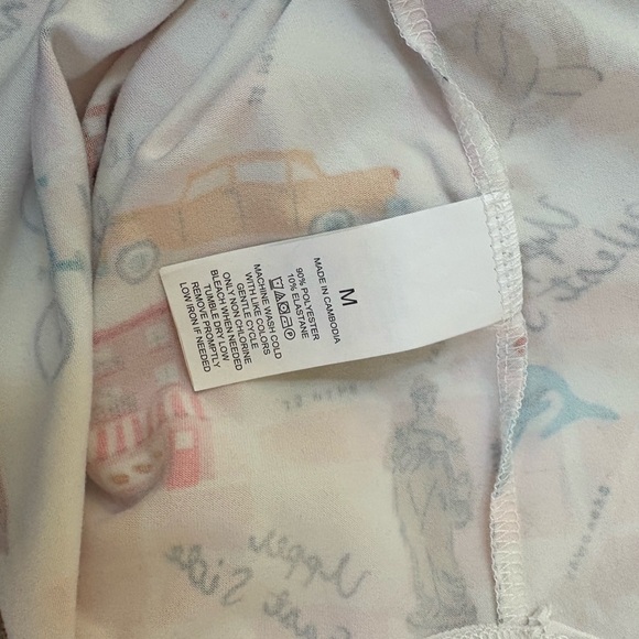 Kate Spade Printed New York Pajama Set M - Picture 8 of 8